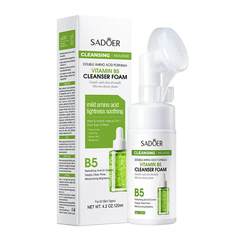 Vitamin C Facial Cleanser Face Wash Foam Facial Cleansing Mossee Moisturizing Brightening Facial Skin Care Products