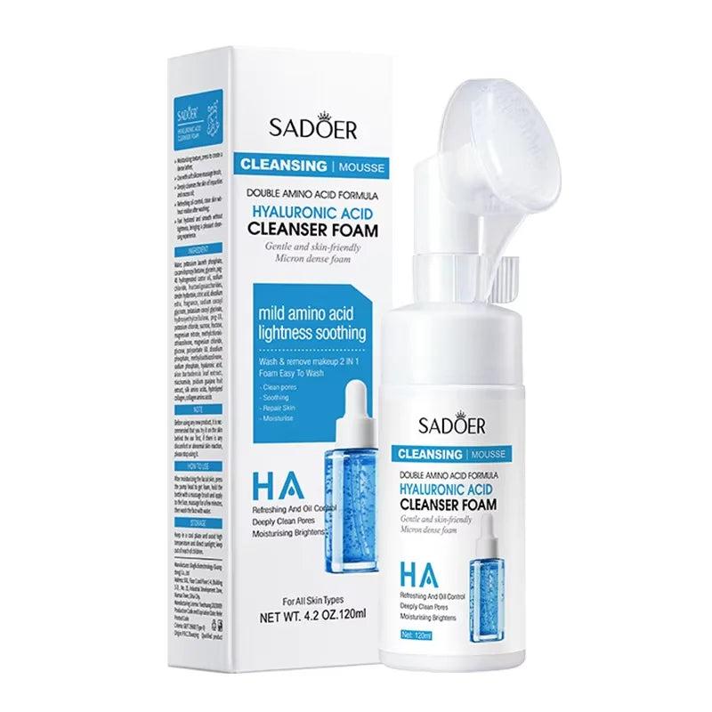 Facial Cleanser Face Wash Foam Face Massasge Facial Hydrating Moisturizing Skin Products Mossee Cleansing Care